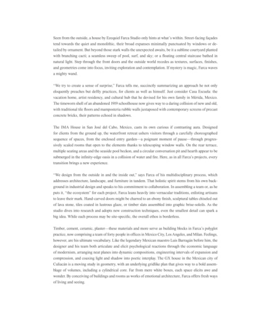 Ezequiel Farca Studio